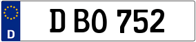 Truck License Plate